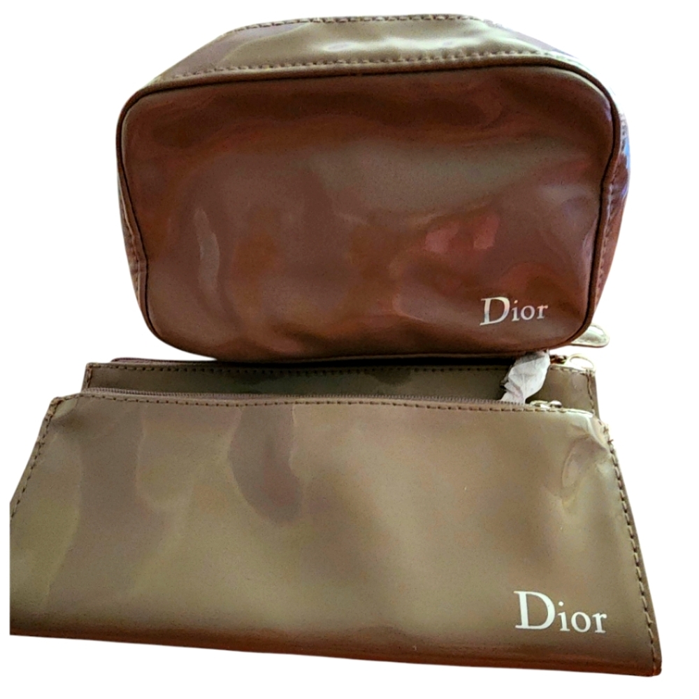 Christian Dior PATENT FINISH mini wallet/bag set. Hit The Like Button For SALE !
